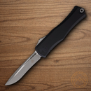 Microtech Auto Hera II Folding Knife 4" Bohler M390MK Steel Blade Black Aluminum Handle