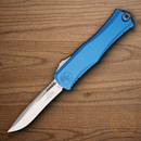 Microtech Auto Hera II Folding Knife 4" Premium Steel Blade Blue Aluminum Handle