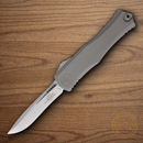 Microtech Auto Hera II Folding Knife 4" Premium Steel Blade Stonewash Aluminum Handle
