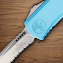 Microtech Auto Hera II Folding Knife 4" Premium Steel Blade Turquoise Aluminum Handle