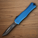 Microtech Auto Hera II Folding Knife 4" Premium Steel Blade Blue Aluminum Handle