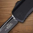Microtech Auto Hera II Folding Knife 4" Bohler M390K Steel Blade Black Aluminum Handle
