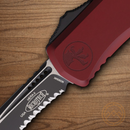 Microtech Auto Hera II Folding Knife 4" Premium Steel Blade Merlot Aluminum Handle
