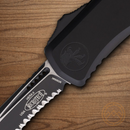 Microtech Auto Hera II Folding Knife 4" Premium Steel Blade Black Aluminum Handle