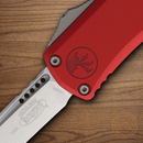 Microtech Auto Hera II Mini Folding Knife 3" Bohler M390MK Steel Blade Red Aluminum Handle