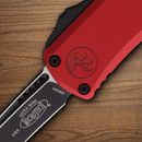 Microtech Auto Hera II Mini Folding Knife 3" Bohler M390MK Steel Blade Red Aluminum Handle