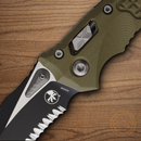 Microtech Amphibian Folding Knife 4" Bohler M390MK Steel Blade OD Green G10 Handle