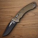 Microtech Amphibian Folding Knife 4" Bohler M390MK Steel Blade Tan G10 Handle