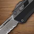 Microtech Auto Glykon Folding Knife 4" Premium Steel Blade Apocalyptic/Black Handle