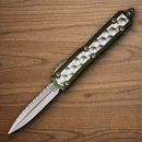 Microtech Auto Makora Folding Knife 3.38" Stainless Steel Blade Aluminum Handle