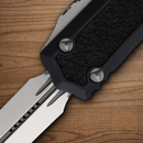 Microtech Auto Makora Folding Knife 3.38" Premium Steel Blade Black Aluminum Handle