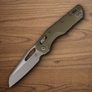 Microtech MSI Folding Knife 3.75" Bohler M390MK Steel Blade OD Green G10 Handle