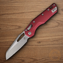 Microtech MSI Folding Knife 3.75" Bohler M390MK Steel Blade Merlot Aluminum Handle