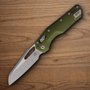 Microtech MSI Folding Knife 3.75" Bohler M390MK Steel Blade OD Green Aluminum Handle
