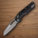 Microtech MSI Folding Knife 3.75" Bohler M390MK Steel Blade Black Aluminum Handle
