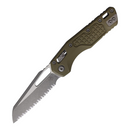 Microtech MSI Folding Knife 3.75" Serrated Bohler M390MK Steel Blade OD Green G10 Handle