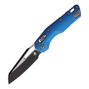 Microtech MSI Folding Knife 3.75" Bohler M390MK Steel Blade Blue Aluminum Handle