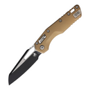 Microtech MSI Folding Knife 3.75" Bohler M390MK Steel Blade Brown Aluminum Handle