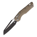 Microtech MSI Folding Knife 3.75" Two-Tone Finish Bohler M390MK Steel Blade Tan G10 Handle