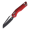 Microtech MSI Folding Knife 3.75" Bohler M390MK Steel Blade Red Aluminum Handle
