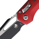 Microtech MSI Folding Knife 3.75" Bohler M390MK Steel Blade Red Aluminum Handle