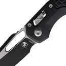 Microtech MSI Folding Knife 3.75" Two-Tone Finish Bohler M390MK Steel Blade Black G10 Handle