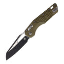 Microtech MSI Folding Knife 3.75" Bohler M390MK Steel Blade OD Green Aluminum Handle