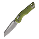 Microtech MSI Mini Folding Knife 3.25" Bohler M390MK Steel Blade OD Green Aluminum Handle