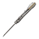 Microtech MSI Mini Folding Knife 3.25" Bohler M390MK Steel Blade Titanium Handle