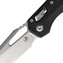 Microtech MSI Folding Knife 3.75" Bohler M390MK Steel Blade Black Polymer Handle