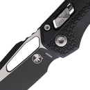 Microtech MSI Folding Knife 3.75" Bohler M390MK Steel Blade Black Polymer Handle