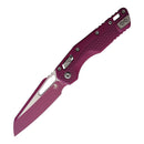 Microtech MSI Folding Knife 3.75" Bohler M390MK Steel Blade Sangria Polymer Handle
