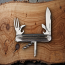 Mercury Multi-Purpose Knife Steel Blades Stag Handle Stainless Components 9136DC