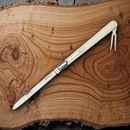 Mercury Tasting Kitchen Knife 4.5" Stainless Steel Blade Cream Synthetic Handle