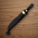 Marttiini Salmon Fixed Knife 4.25" 4034 Steel Blade Waxed Curly Birch Handle