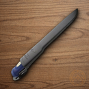 Marttiini Martef Kitchen Knife 6" Stainless Steel Fillet Blade Blue Textured Rubber Handle