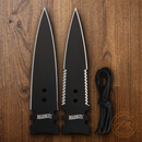Marbles Hunting Spear Head Set w/One Partially Serrated. Stainless Construction