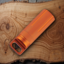 Marbles 4" Orange Water Proof Container Anodized Aluminum With CNC-Finished