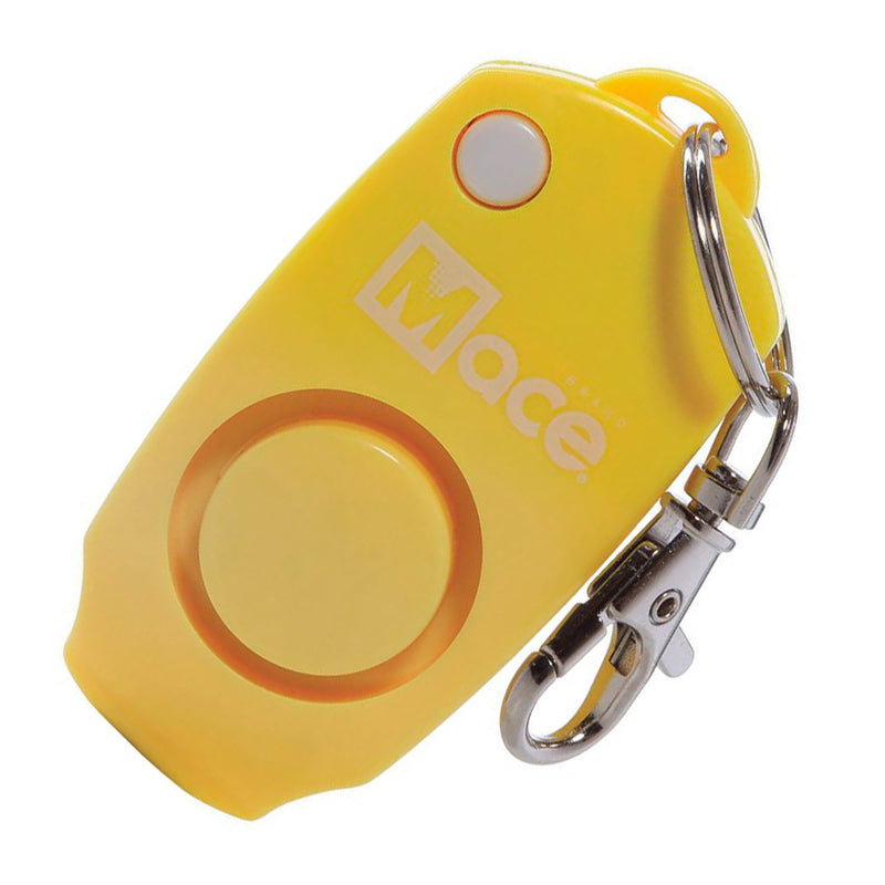 Mace Personal Alarm Yellow Integrated Whistle 130dB With Key Ring Attachment 3" x 1.5" x 0.75" 80732 -Mace - Survivor Hand Precision Knives & Outdoor Gear Store