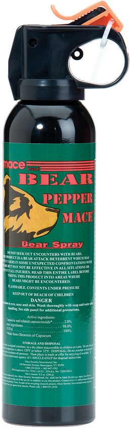 Mace Pepper ORMD Use To Deter Bears EPA Approved Range Of Up To 30 Feet 80346 -Mace - Survivor Hand Precision Knives & Outdoor Gear Store