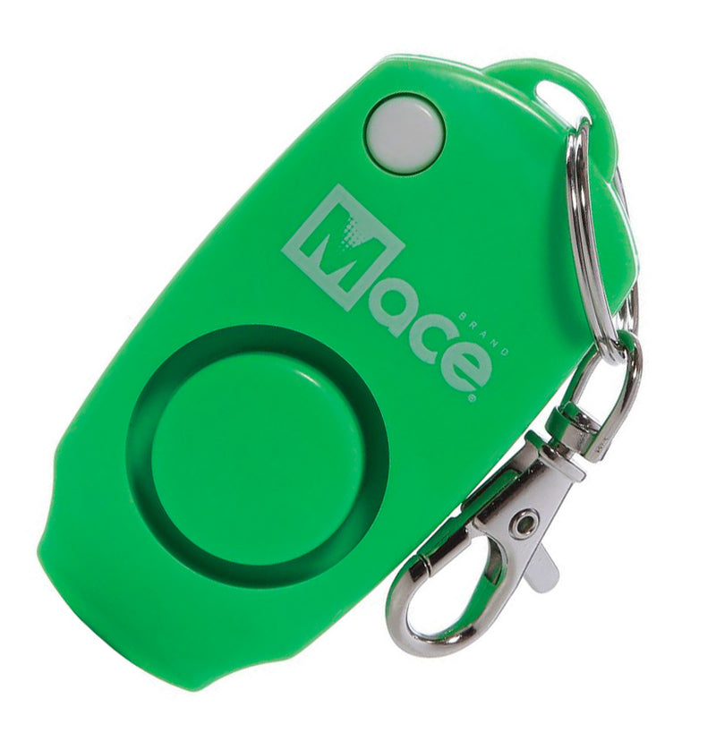 Mace Personal Alarm Green Button Press 130dB Key Ring Attachment Integrated Whistle 3" x 1.5" x 0.75" 80735 -Mace - Survivor Hand Precision Knives & Outdoor Gear Store