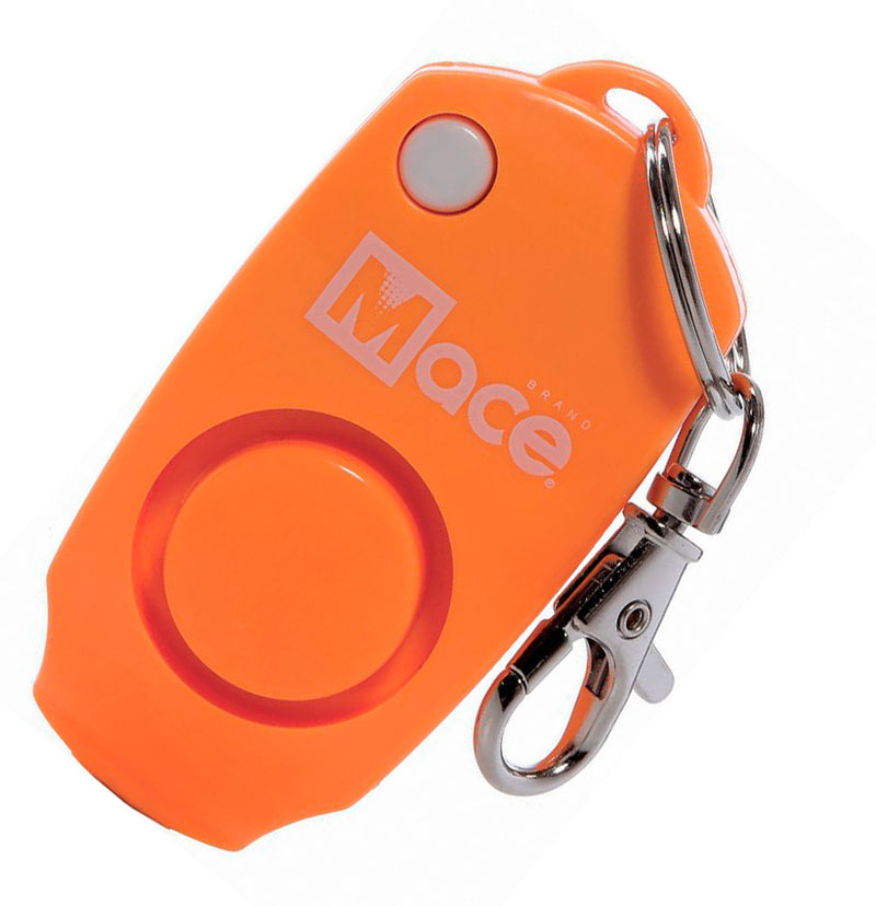 Mace Personal Alarm Orange Button Press 130dB Key Ring Attachment Integrated Whistle 3" x 1.5" x 0.75" 80734 -Mace - Survivor Hand Precision Knives & Outdoor Gear Store