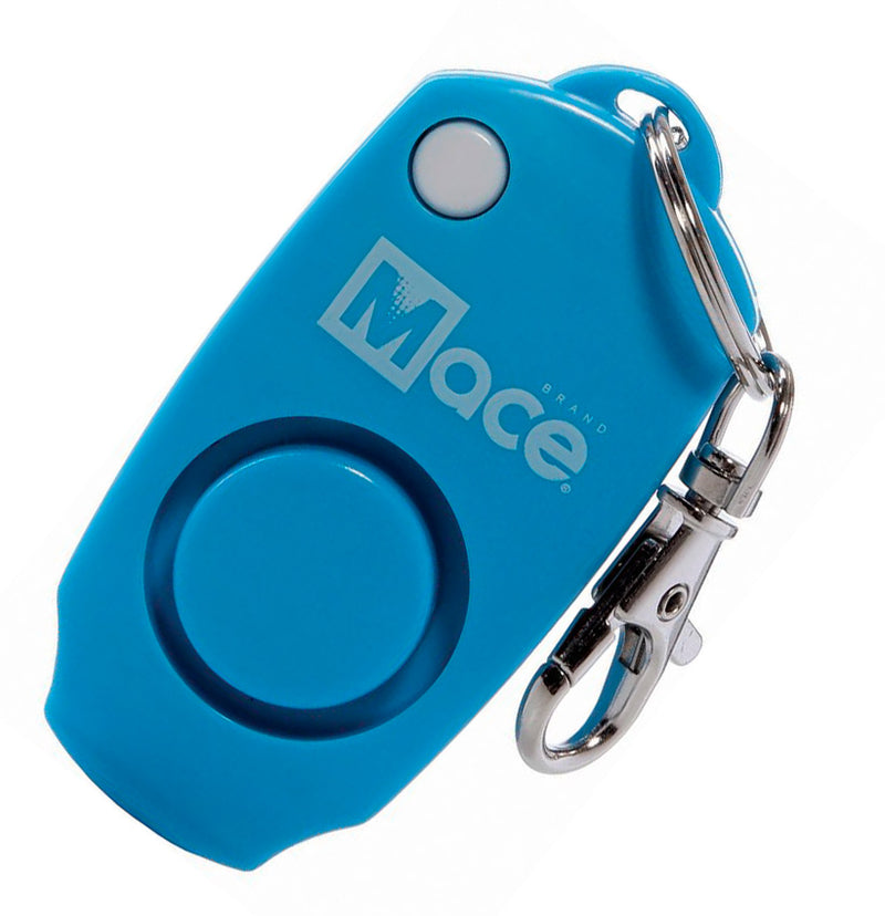 Mace Personal Alarm Blue Button Press 130dB Keyring Attachment Integrated Whistle 3" x 1.5" x 0.75" 80733 -Mace - Survivor Hand Precision Knives & Outdoor Gear Store