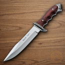 Muela Venecia Fixed Knife 6.88" I-42 Steel Blade Brown Pakkawood Handle
