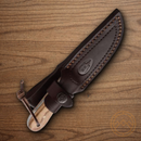 Muela Bison Fixed Knife 3.5" 1.4116  Steel Blade Olive Wood Handle