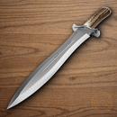 Muela Podenquero Fixed Knife 10.5" 1.4116 Steel Blade Stag Handle