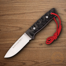 Muela Kodiak Fixed Knife 4.13" 14C28N Sandvik Steel Blade Black Micarta Handle