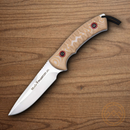 Muela Phantom-12D/K Fixed Knife 4.5" X50CrMoV15 Steel Blade Natural Micarta Handle