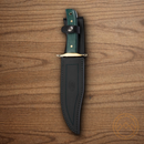 Muela Classic Fixed Knife 6.25" 1.4116 Steel Blade Green Micarta Handle