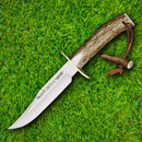 Muela Gredos 16 Fixed Knife 6 1/4" 440A Steel Blade Red Stag Handle